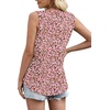image:imageWIHOLL Womens Square Neck Tank Top0pink Flower