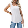image:imageWIHOLL Womens Square Neck Tank Top1white