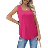 image:imageWIHOLL Womens Square Neck Tank Top2hot Pink