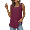 image:imageWIHOLL Womens Square Neck Tank Top2purple