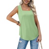 image:imageWIHOLL Womens Square Neck Tank Top3light Green