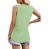 image:imageWIHOLL Womens Square Neck Tank Top3light Green