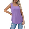 image:imageWIHOLL Womens Square Neck Tank Top3light Purple