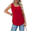 image:imageWIHOLL Womens Square Neck Tank Top3red