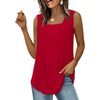 image:imageWIHOLL Womens Square Neck Tank Top3red