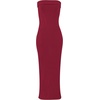 image:imageWIHOLL Womens Summer Dresses 2025 Fall Bodycon Maxi Tube Dress Strapless Side Slit Vacation Outfits