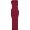 image:imageWIHOLL Womens Summer Dresses 2025 Fall Bodycon Maxi Tube Dress Strapless Side Slit Vacation Outfits
