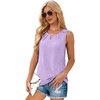 image:imageWIHOLL Womens Tank Tops Loose Fit Casual Sleeveless Tops Keyhole Neck Trendy Summer Tops Flowy Clothes Outfits 2026Lilac