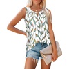 image:imageWIHOLL Womens Tank Tops Loose Fit Casual Sleeveless Tops Keyhole Neck Trendy Summer Tops Flowy Clothes Outfits 2026Print 01