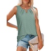 image:imageWIHOLL Womens Tank Tops Loose Fit Casual Sleeveless Tops Keyhole Neck Trendy Summer Tops Flowy Clothes Outfits 2026Sage Green