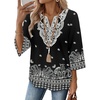 05 - Black Boho Print