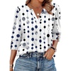 02 - Navy White Polka Dot