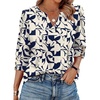 02 - Navy White Print