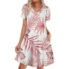 06-floral Pink Leaf