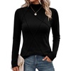 image:imageWIHOLL Long Sleeve Shirts for Women Fall Tops Casual OutfitsBlack
