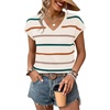 Z - Green Apricot Stripes