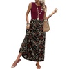Floral Burgundy