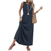 Navy Polka Dot