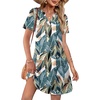 Floral Palm Leaf