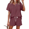 Short Sleeve -Dark Red