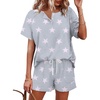 Star Print-grey