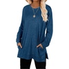 image:imageWIHOLL Womens Short Sleeve Round Neck Lightweight Tshirt