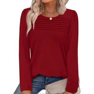 image:imageWIHOLL Long Sleeve Shirts for Women Crewneck Tops Tunic Fall Winter Sweatshirts 2025 Clothes