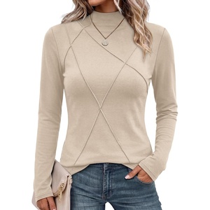 image:imageWIHOLL Long Sleeve Shirts for Women Fall Tops Casual OutfitsBeige