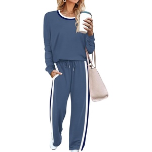 image:imageWIHOLL Womens 2 Piece Lounge Sets Fall Outfits Fashion Clothing ClothesBlue