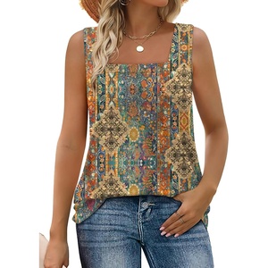 image:imageWIHOLL Womens Square Neck Tank Top0boho