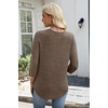 image:imageWIHOLL 34 Length Sleeve Womens Tops Lightweight Summer Fall OutfitsCoffee