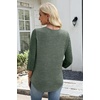 image:imageWIHOLL 34 Length Sleeve Womens Tops Lightweight Summer Fall OutfitsGreen