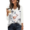 image:imageWIHOLL 34 Length Sleeve Womens Tops Lightweight Summer Fall OutfitsPrint 02