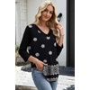 image:imageWIHOLL 34 Length Sleeve Womens Tops Lightweight Summer Fall OutfitsPrint 03
