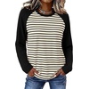 image:imageWIHOLL Long Sleeve Shirts for Women Crewneck Tops Fall Clothes Outfits 2026BlackApricot