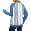image:imageWIHOLL Long Sleeve Shirts for Women Crewneck Tops Fall Clothes Outfits 2026Imitation Denim Grey Blue