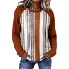 image:imageWIHOLL Long Sleeve Shirts for Women Crewneck Tops Fall Clothes Outfits 2026Multicolor Stripes