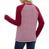 image:imageWIHOLL Long Sleeve Shirts for Women Crewneck Tops Fall Clothes Outfits 2026WineredWhite