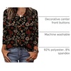 image:imageWIHOLL Long Sleeve Shirts for Women Fall Outfits V Neck T Shirts Button Down Tunic Tops Fashion Clothing1maple Leaf