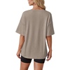 image:imageWIHOLL Oversized Tshirts for Women Summer Crew Neck Short Sleeve Graphic Tees Casual Loose Fit Workout Tops 2026Heart Shaped Print