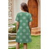 image:imageWIHOLL Summer Dresses for Women Casual Tshirt Boho Dress Wedding Guest Dresses Short Sleeve Fashion Beach Vacation ClothesSnowflake