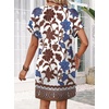 image:imageWIHOLL Summer Dresses for Women Casual Tshirt Dress Midi Dresses Fashion Beach Vacation Clothes1aloha Pattern