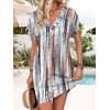 image:imageWIHOLL Summer Dresses for Women Casual Tshirt Dress Midi Dresses Fashion Beach Vacation Clothes5white Tie Dye