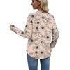 image:imageWIHOLL Sweatshirt for Women Crewneck Long Sleeve Shirts Curved Hem Lightweight Sweaters Fall Clothes 2025Print Beigie