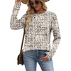image:imageWIHOLL Sweatshirt for Women Crewneck Long Sleeve Shirts Curved Hem Lightweight Sweaters Fall Clothes 2025Unique Dots