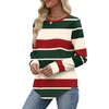 image:imageWIHOLL Sweatshirt for Women Crewneck Long Sleeve Shirts Curved Hem Lightweight Sweaters Fall Clothes 2025Unique Red