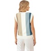 image:imageWIHOLL Tank Tops for Women Summer Lightweight Sweater Fashion Clothing Crew Neck T Shirts Cap Sleeve Business Casual OutfitNavy Stripes