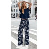 image:imageWIHOLL Two Piece Sets for Women Summer Spring Outfits Travel Cruise Resort Wear 2026 Beach Vacation Palazzo Pants SetBlue Light Blue