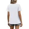 image:imageWIHOLL Women T Shirts Pleated Short Sleeve Tops Business Casual BlousesWhite