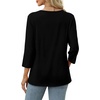 image:imageWIHOLL Womens 34 Length Sleeve Tops Crewneck Graphic Tees Casual Tunic Tops to Wear with Leggings Fashion Clothing Outfits0butterfly Print